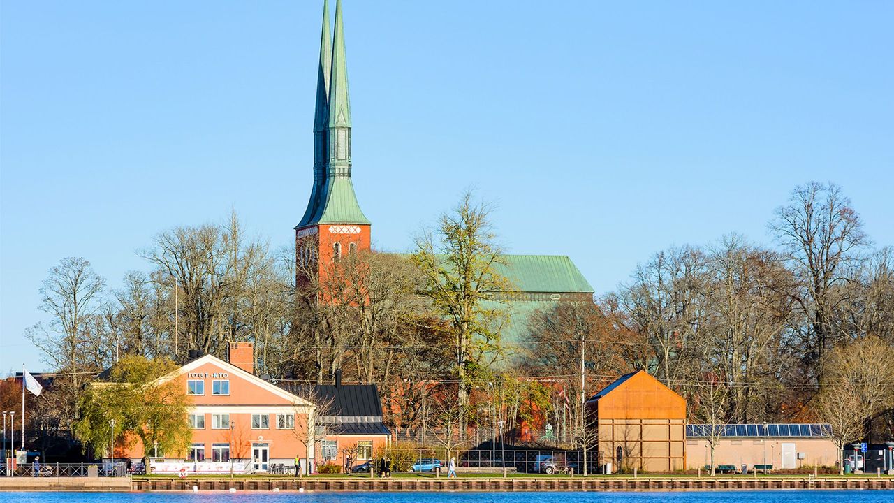 A Swedish wooden city, described as a “crazy town,” that is striving to become fossil-free